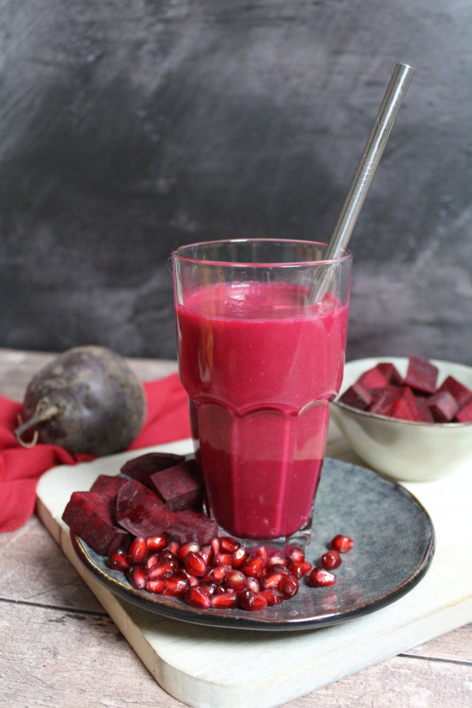 rote Beete Smoothie viele kleine dinge Regenbogensmoothies