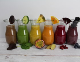 Regenbogen Smoothies viele kleine dinge