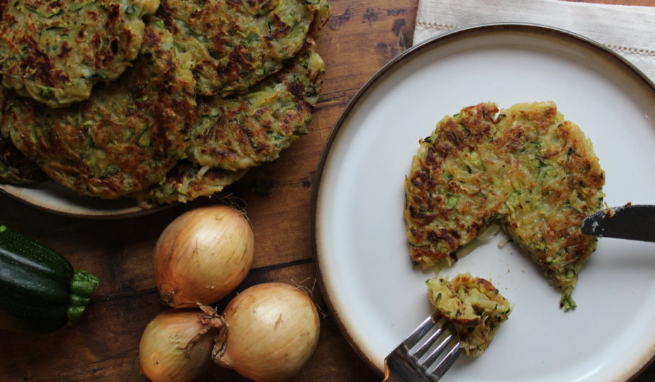 Zucchinipuffer viele kleine dinge