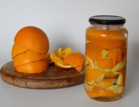 DIY Zero Waste Orangenreiniger viele kleine dinge