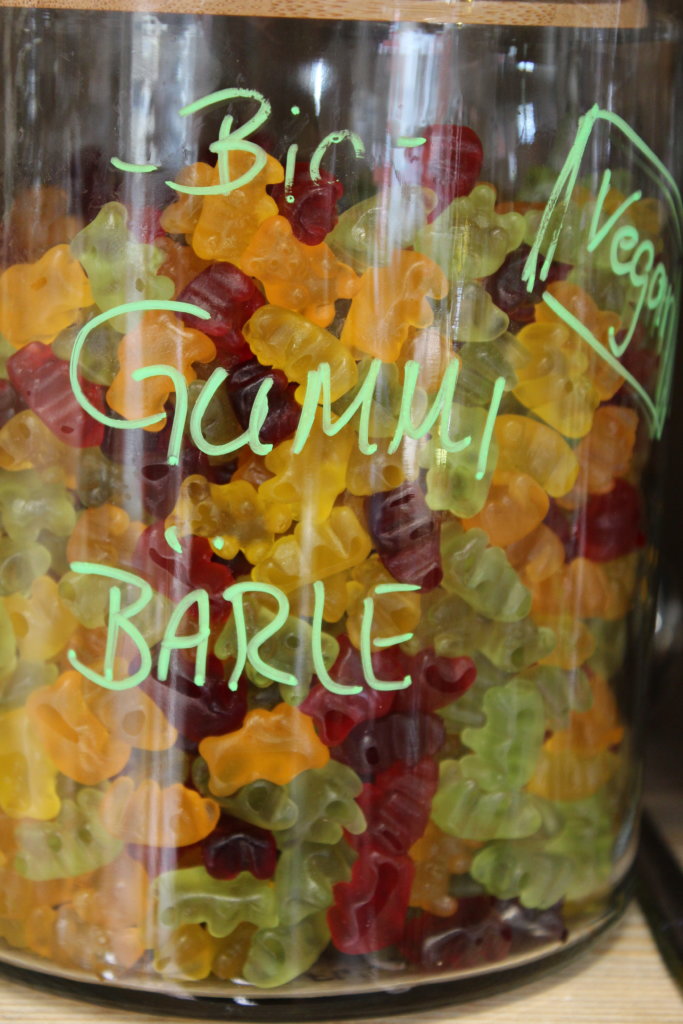 vegane Gummibärchen im Unverpacktladen