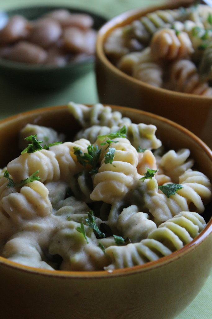 vegane Pastasoße Alfredo Style viele kleine dinge