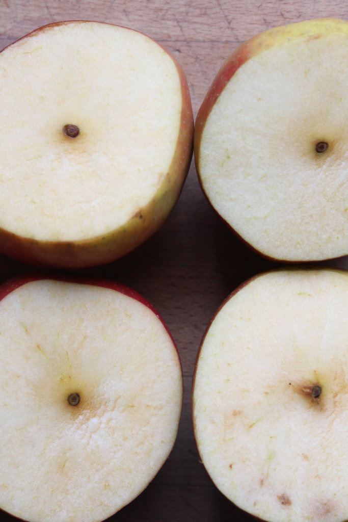 vegane Bratäpfel mit Vanillesoße viele kleine dinge