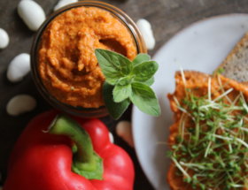 weiße Bohnen Paprika Aufstrich viele kleine dinge