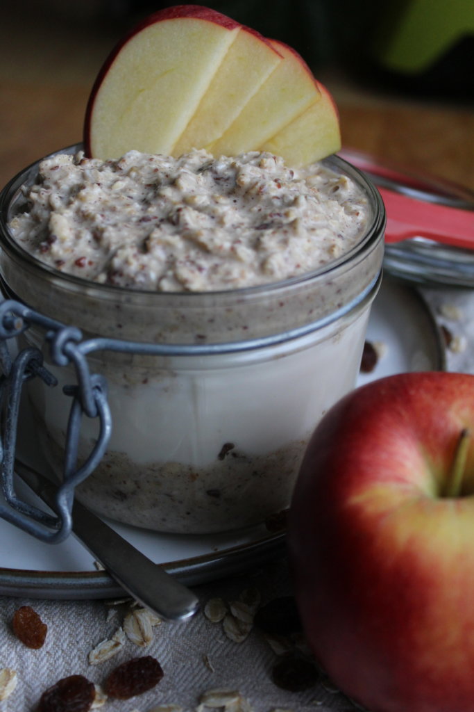 winterliche Overnight Oats mit Apfel und Zimt viele kleine dinge