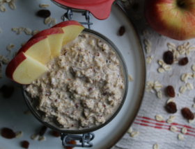 winterliche Overnight Oats mit Apfel und Zimt viele kleine dinge