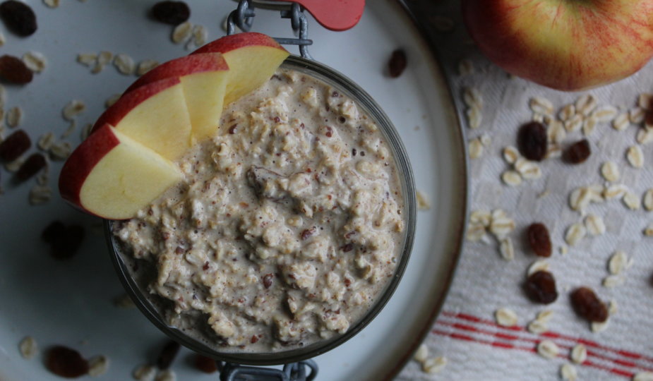 winterliche Overnight Oats mit Apfel und Zimt viele kleine dinge